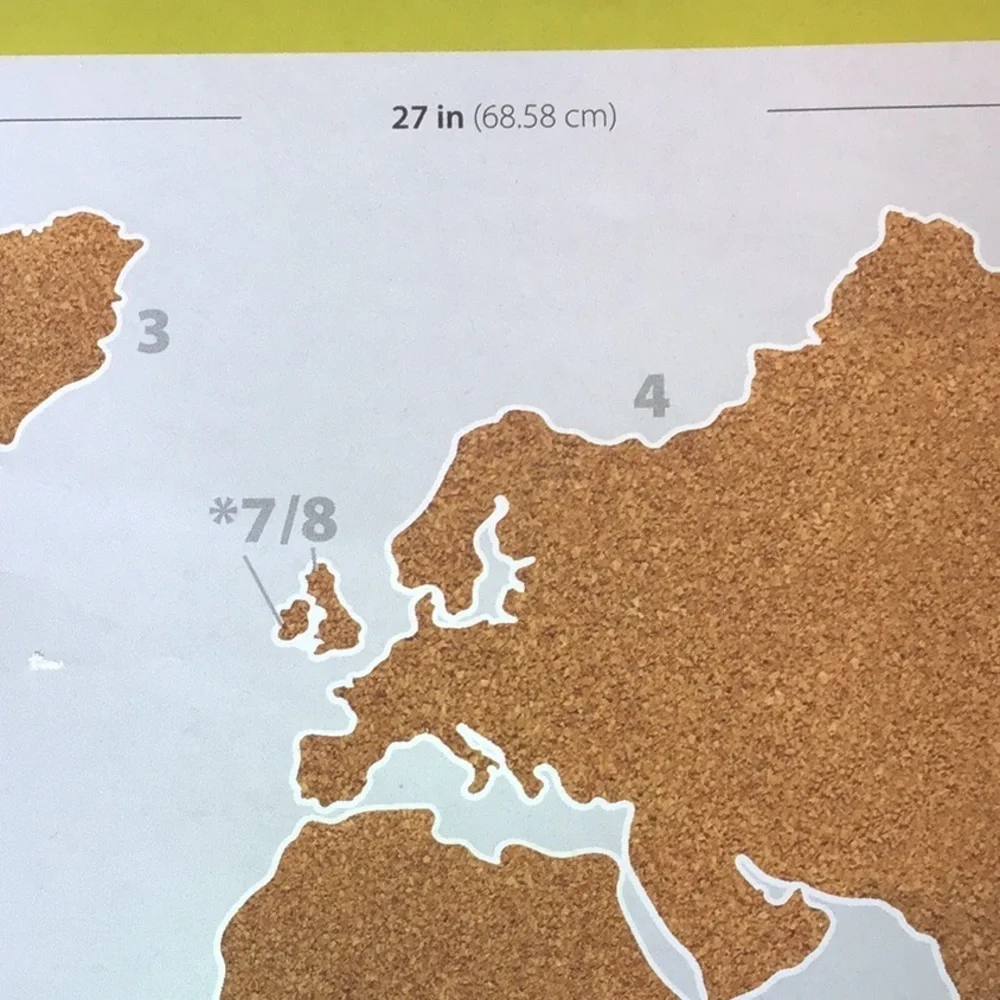 Peel ‘n’ Stick World Map